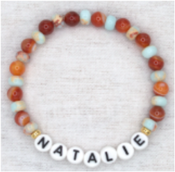 Carnelian & Shoushan Bracelet