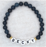 Navy Blue Jade Bracelet