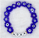 Floral Protection Eye Bracelet