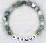 Green Tree Agate Bracelet