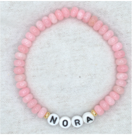 Pink Rondelle Bracelet