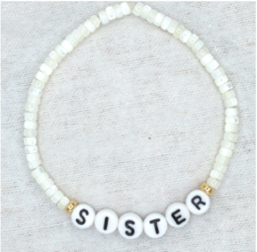 Mother of Pearl Heishi Bracelet